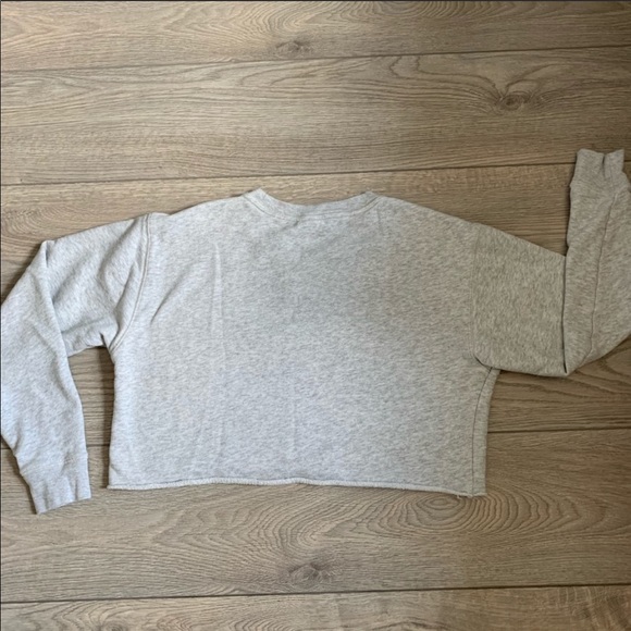 VS Pink Cropped Crewneck Sweatshirt Size XS - Picture 3 of 3